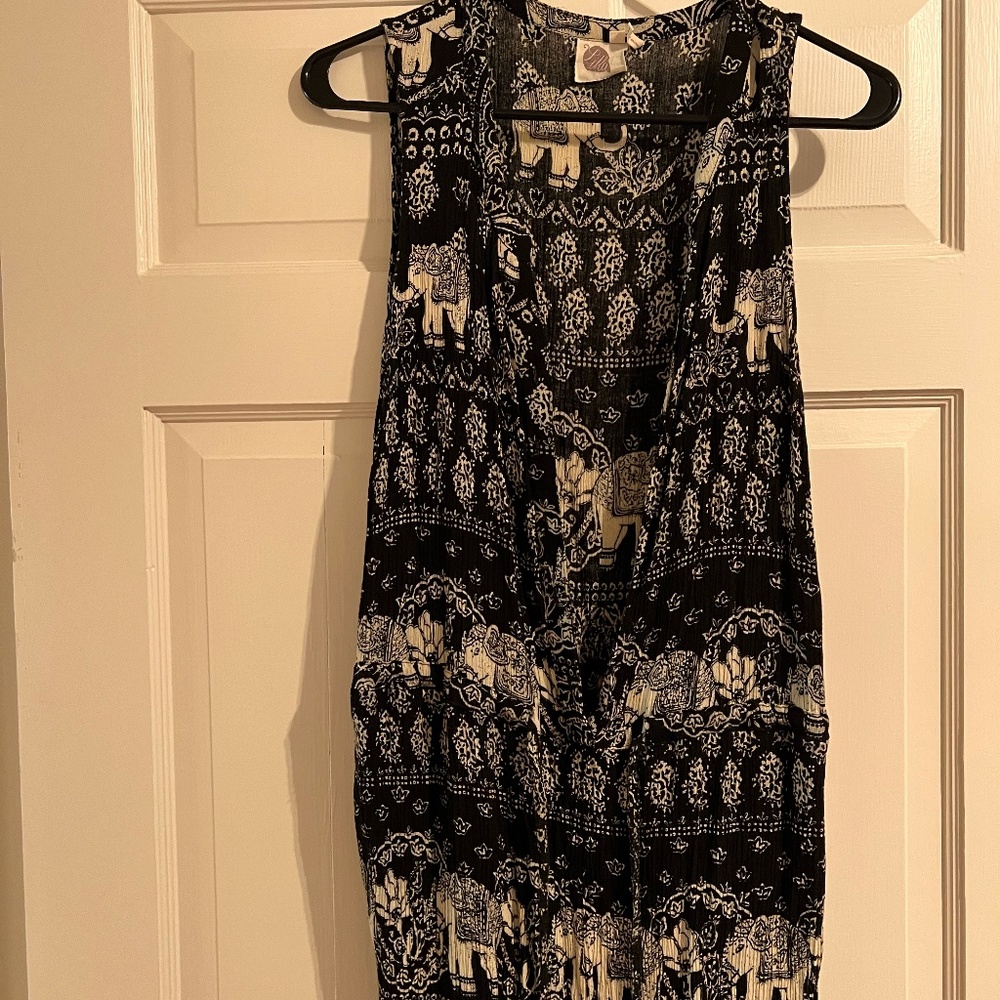 Anthropologie Small Sleeveless Jumpsuit